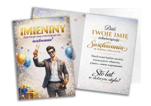 karnet imieniny szampan on 2.jpg