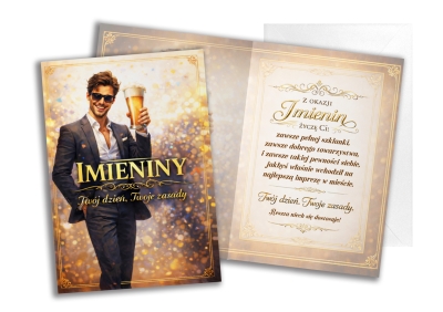 karnet imieniny szampan on.jpg